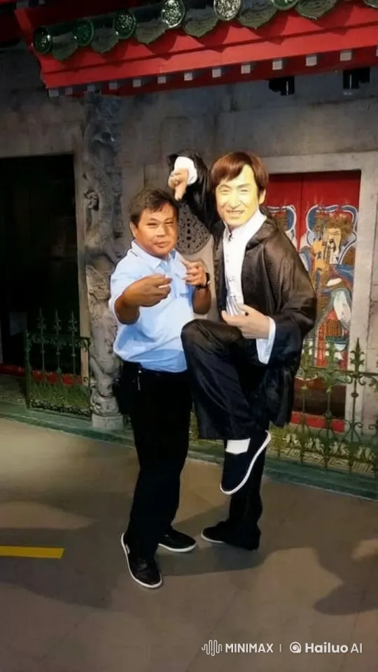 Traditional Martial Arts Duel in Cultural Setting – AI Generated Video | Hailuo AI
