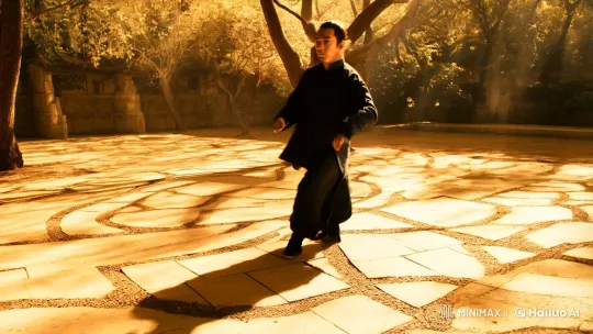 Ancient Training Ground: Aesthetic Kungfu Display – AI Generated Video | Hailuo AI