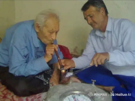 Two Men Enjoy Opium Smoking in Cozy Setting – AI Generated Video | Hailuo AI