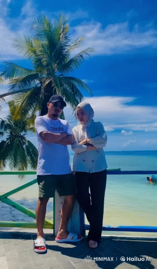 Beachside Kung Fu Duo Showcases Dynamic Fighting Skills – AI Generated Video | Hailuo AI