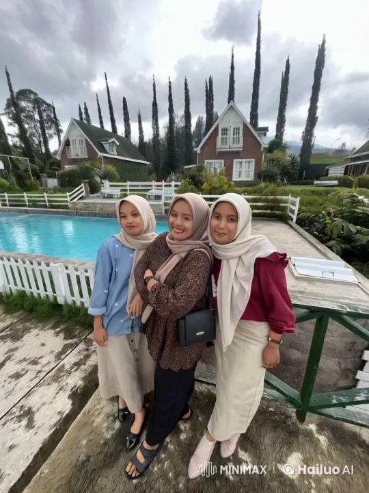 Headscarved Women Practicing Martial Arts in Scenic Setting – AI Generated Video | Hailuo AI