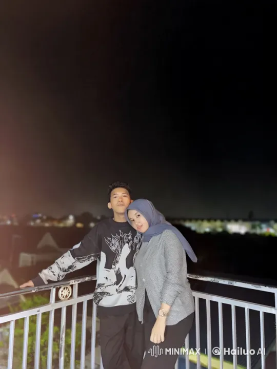 Couple Practicing Kung Fu on Balcony at Night – AI Generated Video | Hailuo AI