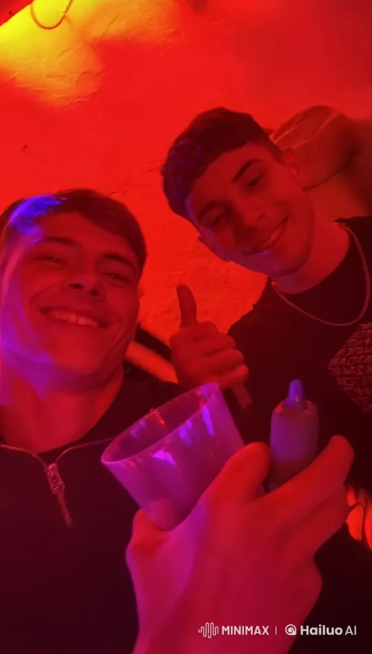 Affectionate Celebration Between Two Young Men – AI Generated Video | Hailuo AI