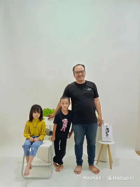Family Enjoys Playful Kungfu Demonstration – AI Generated Video | Hailuo AI