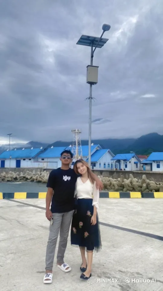 Martial Arts Fight by Waterfront with Dramatic Sky – AI Generated Video | Hailuo AI