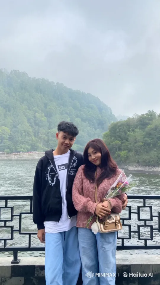 Couple Engages in Kungfu Fight by Serene Lake – AI Generated Video | Hailuo AI