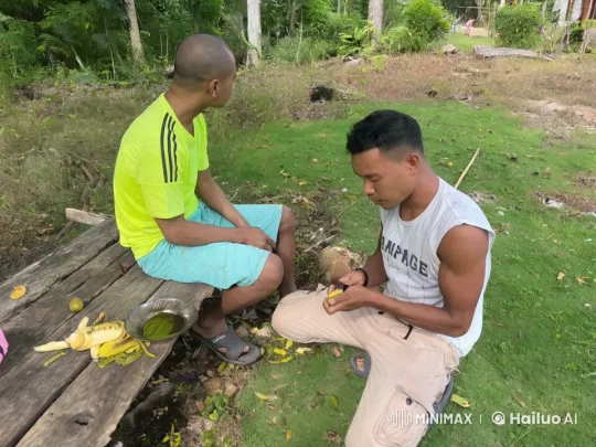 Outdoor Kungfu Fight: Two Men Prepare and Exchange Moves – AI Generated Video | Hailuo AI