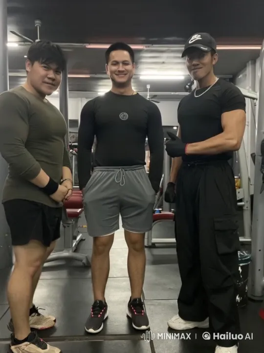 Dynamic Martial Arts Trio Showcases Prowess in Gym Fight – AI Generated Video | Hailuo AI