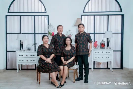 Family Showcases Martial Arts Talent in Elegant Home Setting – AI Generated Video | Hailuo AI