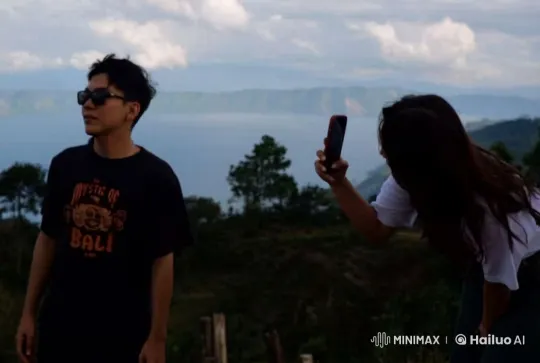 Young Couple Argues in Scenic Mountain Landscape – AI Generated Video | Hailuo AI