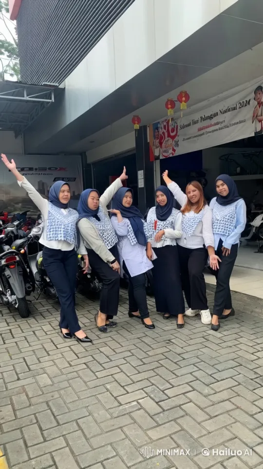 Women Perform Kungfu in Front of Motorcycle Showroom – AI Generated Video | Hailuo AI
