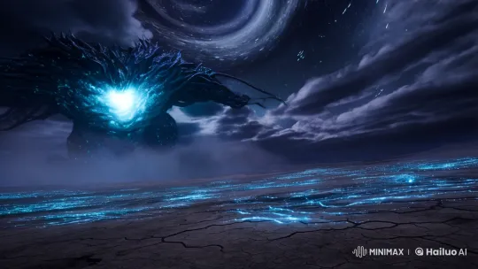 The Abyssweaver: A Terrifying Spectacle of Shadow and Void – AI Generated Video | Hailuo AI