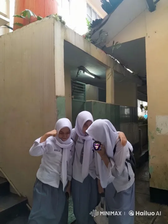 Schoolgirls Playfully Mimic Kung Fu Stances – AI Generated Video | Hailuo AI