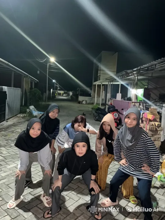 Residential Nighttime Martial Arts Performance – AI Generated Video | Hailuo AI