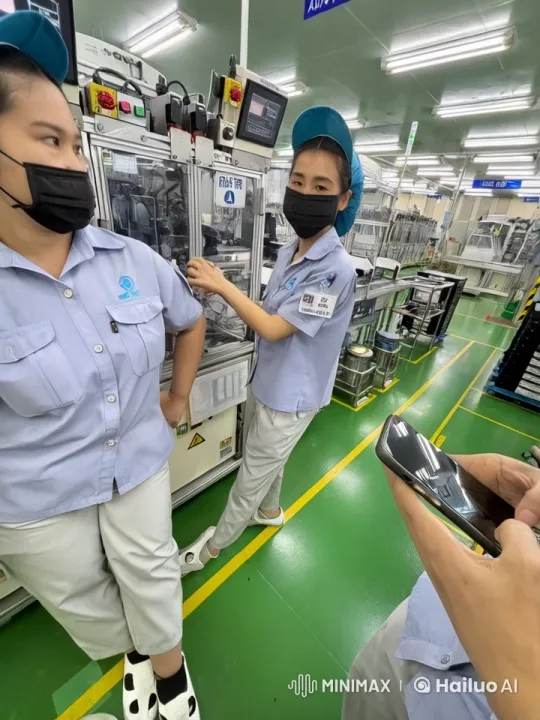 Workers Engage in Kung Fu Battle Amidst Factory Machinery – AI Generated Video | Hailuo AI
