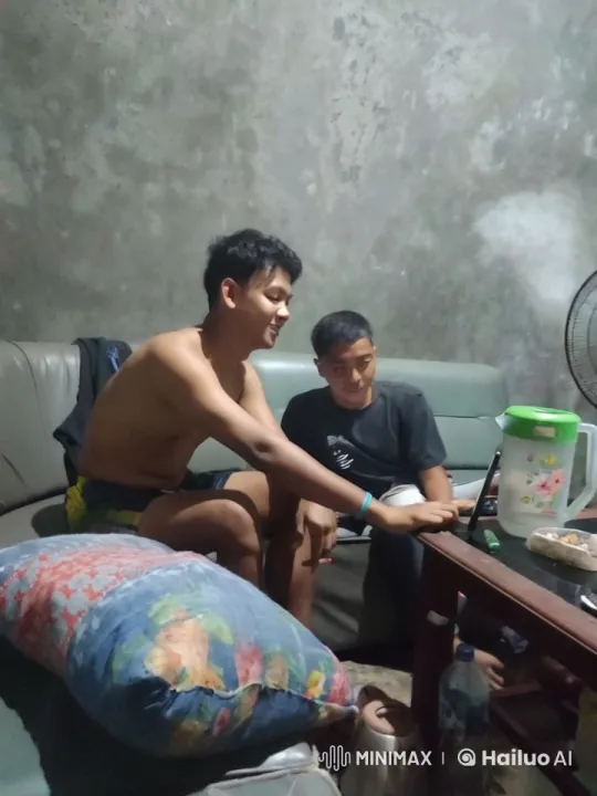 Playful Fight Between Friends in a Living Room – AI Generated Video | Hailuo AI