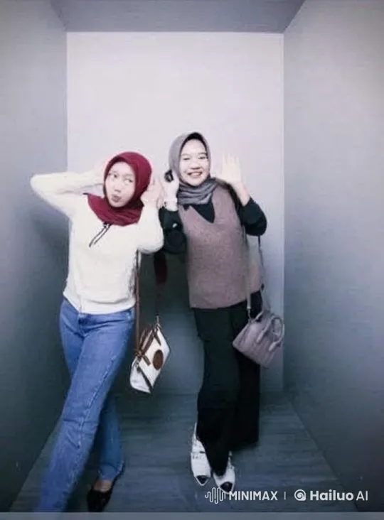 Women Share Friendship and Laughter in a Warm Embrace – AI Generated Video | Hailuo AI