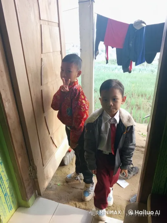 Children Practice Kung Fu in Rustic Setting – AI Generated Video | Hailuo AI