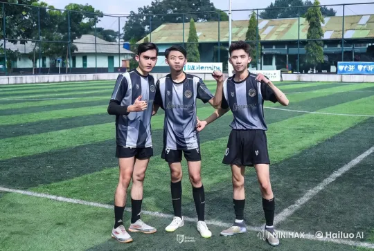 Youthful Athletes Showcase Aerial Kung Fu on Artificial Grass – AI Generated Video | Hailuo AI