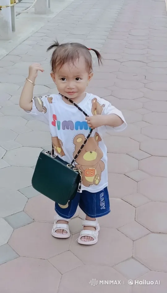 Child in Bear Shirt Performs Kung Fu – AI Generated Video | Hailuo AI