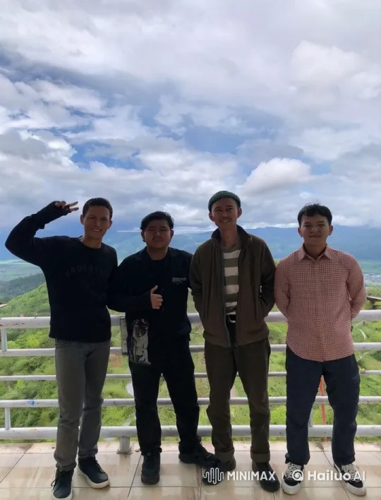 Four Individuals Demonstrate Shaolin Fighting Techniques on Balcony – AI Generated Video | Hailuo AI