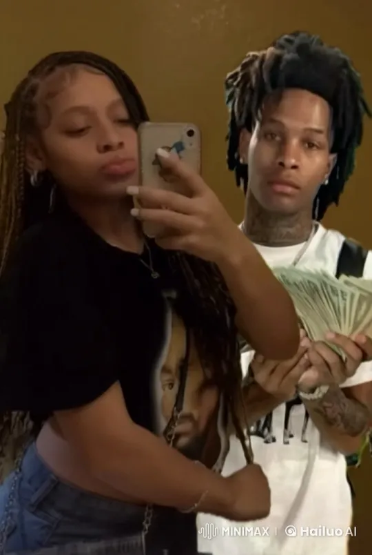 Young Couple Takes Mirror Selfie with Cash – AI Generated Video | Hailuo AI