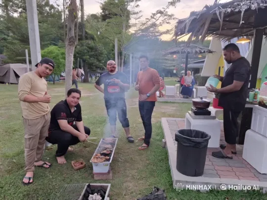 Barbecue Enjoyment Turns Into Kungfu Fight – AI Generated Video | Hailuo AI