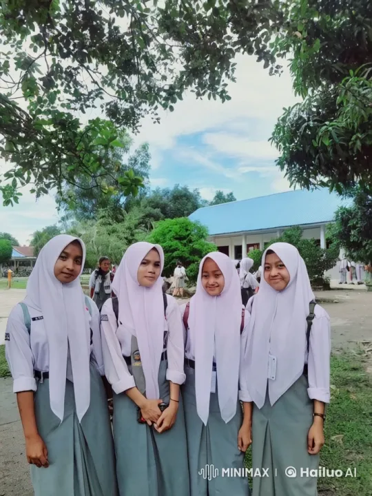 Girls Practice Kungfu in Serene Schoolyard – AI Generated Video | Hailuo AI