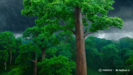 Squirrel Sammy's Brave Rescue in the Stormy Forest – AI Generated Video | Hailuo AI