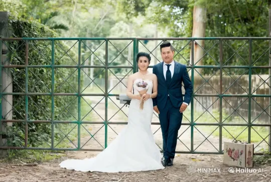 Wedding Couple's Unexpected Kung Fu Showdown – AI Generated Video | Hailuo AI