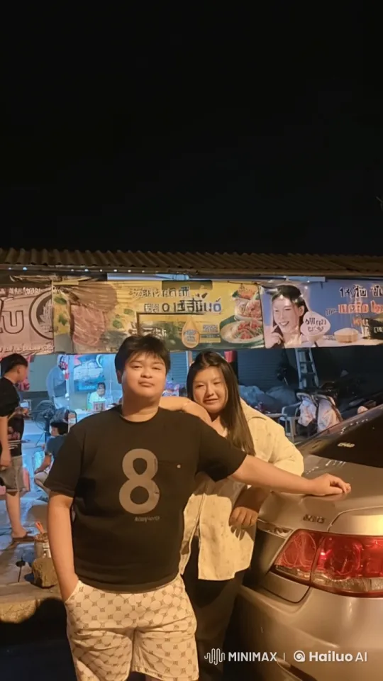 Intense Kung Fu Battle in Bustling Night Market – AI Generated Video | Hailuo AI
