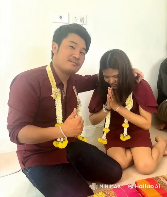 Maroon-Garbed Couple Engages in Intense Martial Arts Duel – AI Generated Video | Hailuo AI