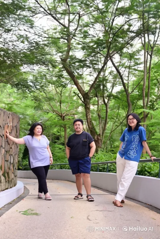 Kungfu Practitioners Showcase Skills in Lush Forest – AI Generated Video | Hailuo AI