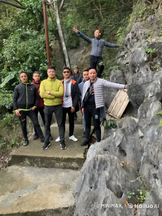 Martial Arts Battle on Forest Staircase – AI Generated Video | Hailuo AI