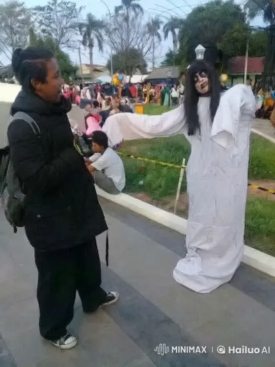 Tropical Festival: Ghostly Encounter Amidst Silat Spirituality – AI Generated Video | Hailuo AI