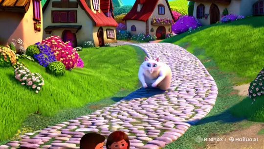 Title: Enchanted Cat Tells Life Lessons to Children – AI Generated Video | Hailuo AI