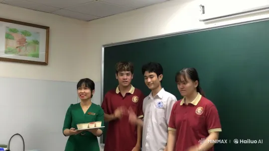 Classroom Kung Fu Display: Coordination and Agility – AI Generated Video | Hailuo AI