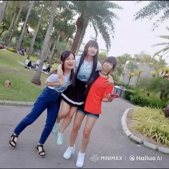 Friends Enjoying a Lively Day in a Park – AI Generated Video | Hailuo AI