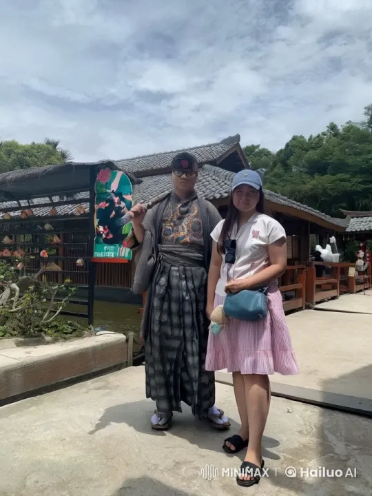 Traditional Chinese Building Background: Two Individuals Practicing Kung Fu and Wing Chun – AI Generated Video | Hailuo AI