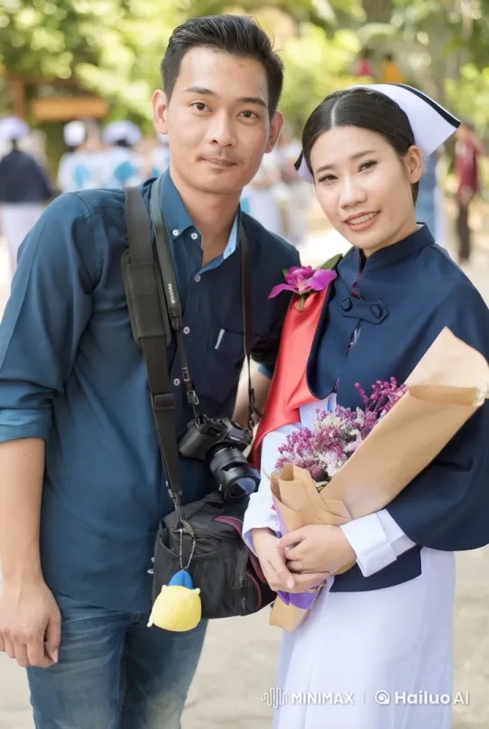 Couple Demonstrates Synchronized Kung Fu Skills – AI Generated Video | Hailuo AI