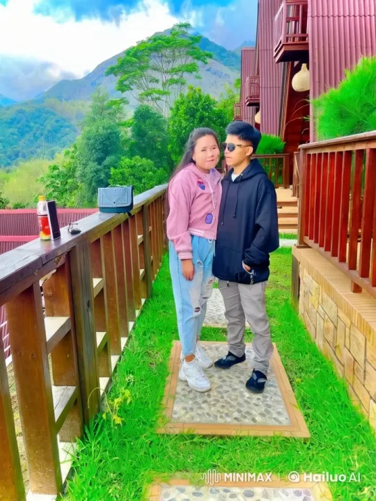 Young Couple Performs Kung Fu in Mountainous Landscape – AI Generated Video | Hailuo AI
