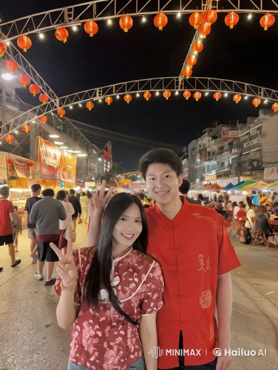 Traditional Kung Fu and Tai Chi Performance at Night Market – AI Generated Video | Hailuo AI