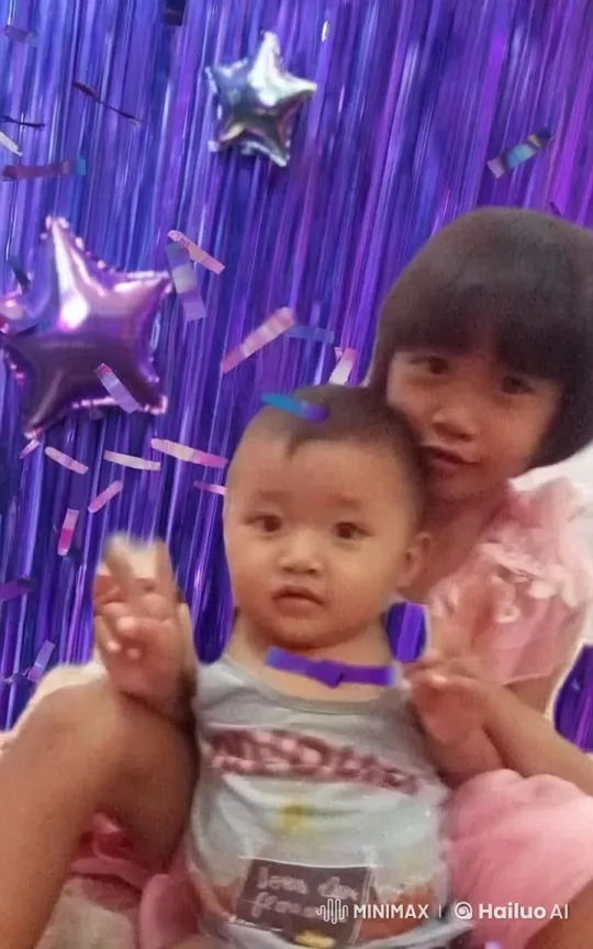 Child Celebrates with Streamers, Balloons, and Confetti – AI Generated Video | Hailuo AI