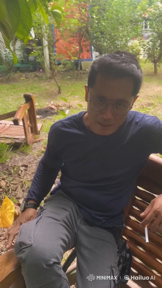 Man Performs Kungfu in Serene Garden Setting – AI Generated Video | Hailuo AI