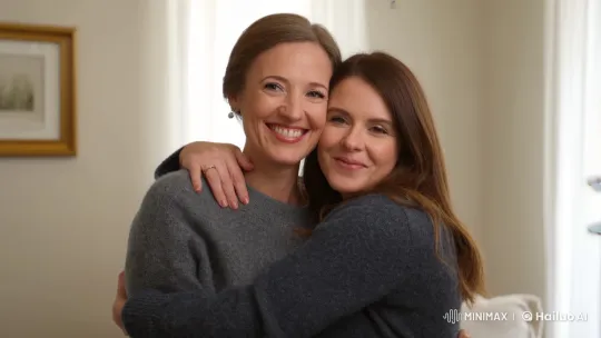 Creating a Composite Image of Two People Hugging – AI Generated Video | Hailuo AI