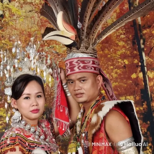 Autumn Forest Kung Fu Fight in Traditional Attire – AI Generated Video | Hailuo AI