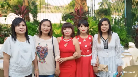 Five Women Enjoy Dynamic Play in Lush Outdoor Setting – AI Generated Video | Hailuo AI