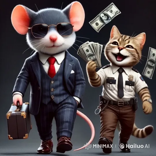 Dapper Mouse and Cat Showcase Martial Arts in Whimsical Tale – AI Generated Video | Hailuo AI