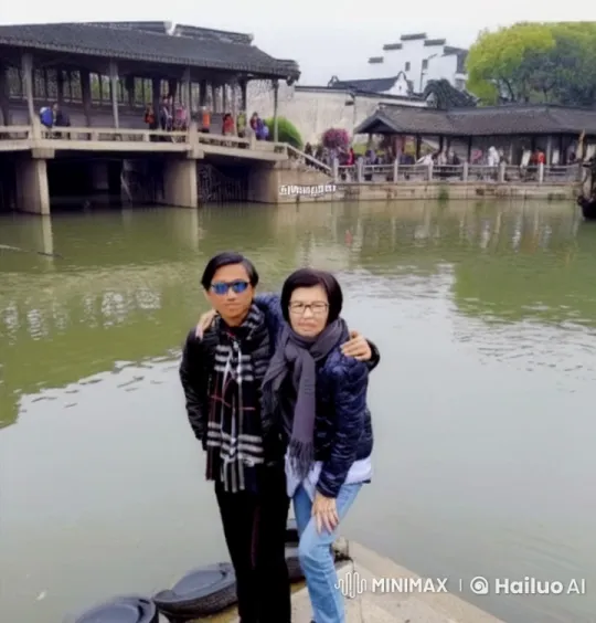 Shanghai Couple Escapes Tsunami's Fury – AI Generated Video | Hailuo AI