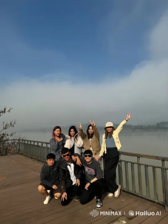Young Friends Practice Martial Arts on Riverbank – AI Generated Video | Hailuo AI